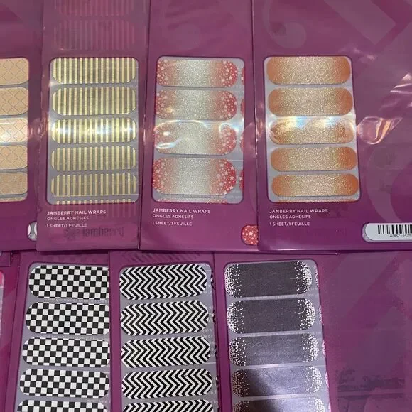 Jamberry Nails Lot of 10 full sets - Picture 3 of 3